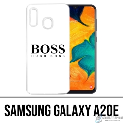 Coque Samsung Galaxy A20e - Hugo Boss Blanc