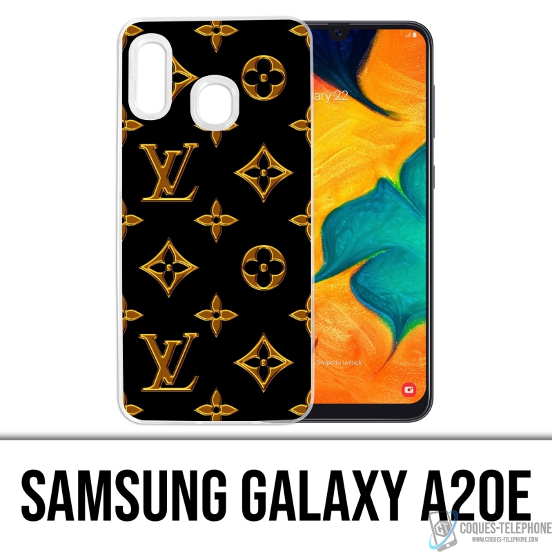 Coque Samsung Galaxy A20e - Louis Vuitton Gold