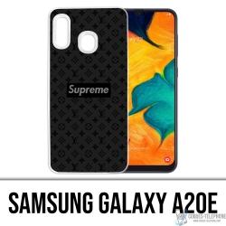 Coque Samsung Galaxy A20e - Supreme Vuitton Black