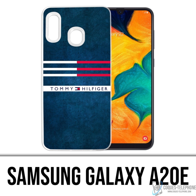 Custodia per Samsung Galaxy A20e - Righe Tommy Hilfiger