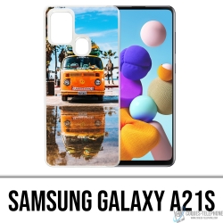 Coque Samsung Galaxy A21s - Combi VW Plage Surf