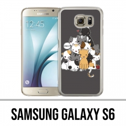 Carcasa Samsung Galaxy S6 - Chat Meow