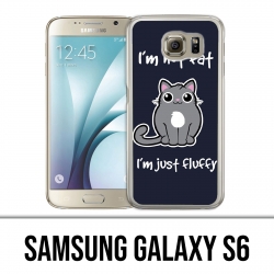 Custodia Samsung Galaxy S6 - Cat Not Fat Just Fluffy