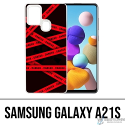 Funda Samsung Galaxy A21s - Advertencia de peligro