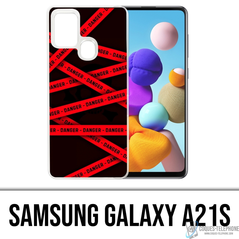 Samsung Galaxy A21s Case - Danger Warning