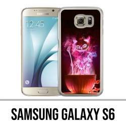 Carcasa Samsung Galaxy S6 - Taza Gato Alicia en el País de las Maravillas