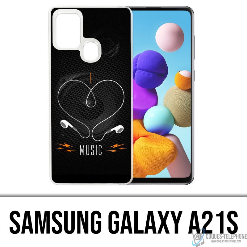 Samsung Galaxy A21s case - I Love Music