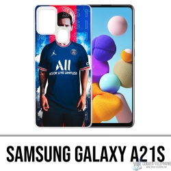 Coque Samsung Galaxy A21s - Messi PSG