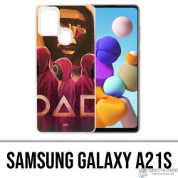 Custodia Samsung Galaxy A21s - Gioco di calamari Fanart