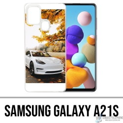 Samsung Galaxy A21s Case - Tesla Autumn