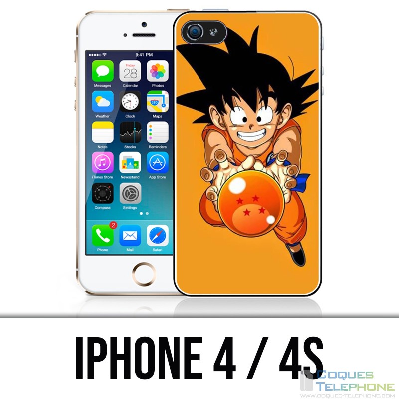Coque iPhone 4 / 4S - Dragon Ball Goku Boule De Crystal