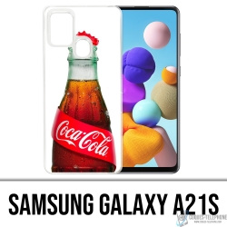 Custodia per Samsung Galaxy A21s - Bottiglia di Coca Cola