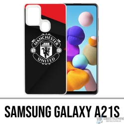 Custodia per Samsung Galaxy A21s - Logo moderno Manchester United