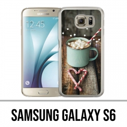 Samsung Galaxy S6 Hülle - Marshmallow aus heißer Schokolade