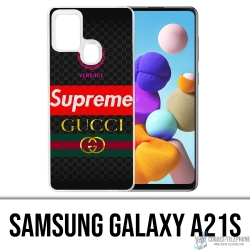 Custodia Samsung Galaxy A21s - Versace Supreme Gucci
