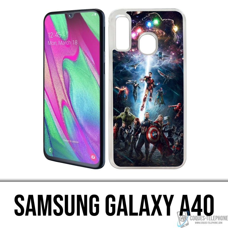 Cover Samsung Galaxy A40 - Avengers Vs Thanos