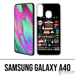 Funda Samsung Galaxy A40 - Logotipo de Friends