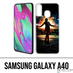 Samsung Galaxy A40 Case - Joker Batman On Fire