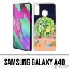 Samsung Galaxy A40 Case - Rick und Morty