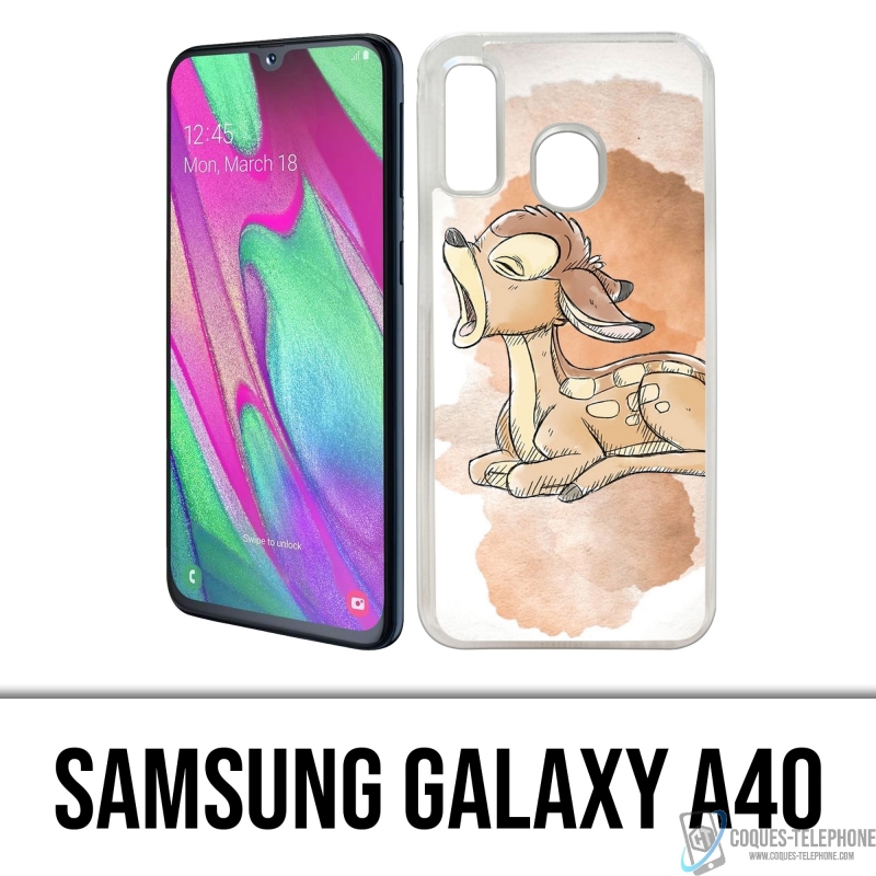 Samsung Galaxy A40 Case - Disney Bambi Pastel