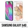 Funda Samsung Galaxy A40 - Disney Bambi Pastel