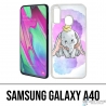 Funda Samsung Galaxy A40 - Disney Dumbo Pastel