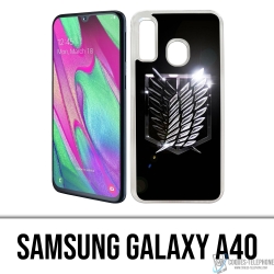 Samsung Galaxy A40 Case - Attack On Titan Logo