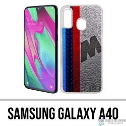 Custodia per Samsung Galaxy A40 - Effetto pelle M Performance