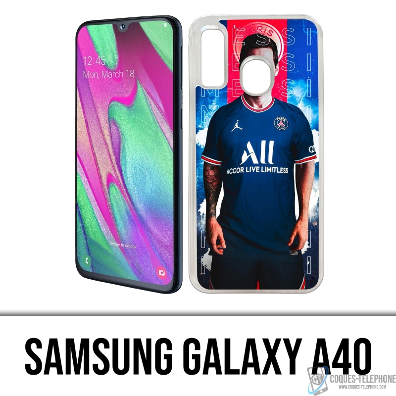 Samsung Galaxy A40 Case - Messi PSG