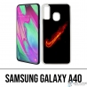 Coque Samsung Galaxy A40 - Nike Feu