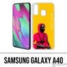 Cover per Samsung Galaxy A40 - Cartoon Squid Game Soldier