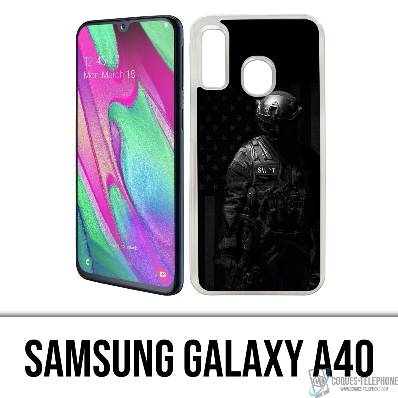 Samsung Galaxy A40 case - Swat Police Usa