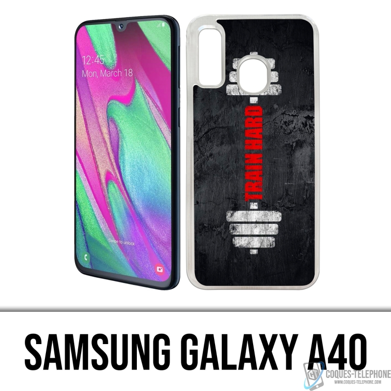 Custodia per Samsung Galaxy A40 - Allenamento duro