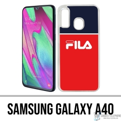 Samsung Galaxy A40 Case - Fila Blue Red