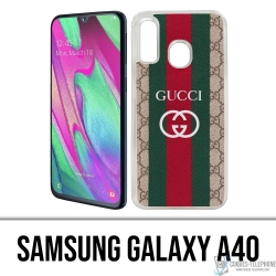 Samsung Galaxy A40 Case - Gucci Embroidered