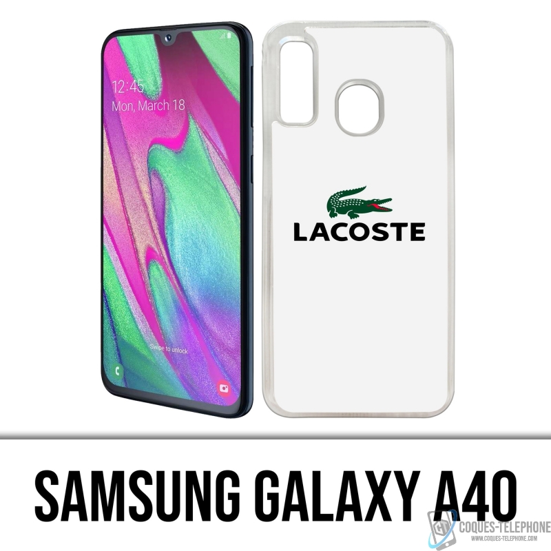 Coque Samsung Galaxy A40 - Lacoste