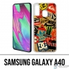 Custodia per Samsung Galaxy A40 - Logo Skate Vintage