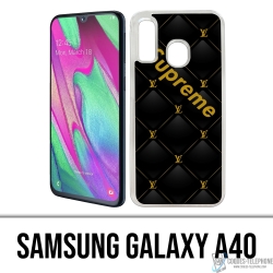 Custodia Samsung Galaxy A40 - Supreme Vuitton