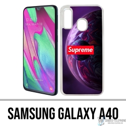 Samsung Galaxy A40 Case - Supreme Planet Purple