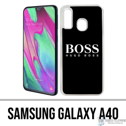 Custodia per Samsung Galaxy A40 - Hugo Boss nera