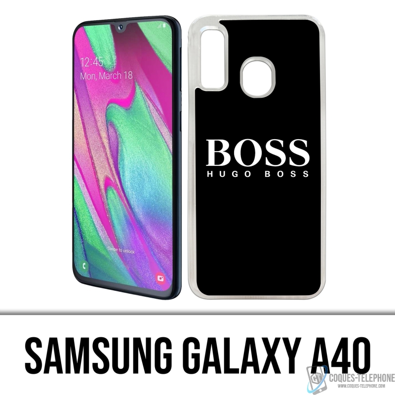 Funda Samsung Galaxy A40 - Hugo Boss Negro