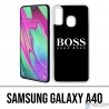 Funda Samsung Galaxy A40 - Hugo Boss Negro