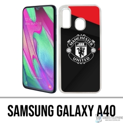 Coque Samsung Galaxy A40 - Manchester United Modern Logo