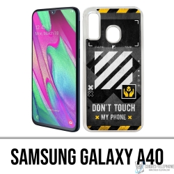 Custodia per Samsung Galaxy A40 - Bianco sporco incluso il telefono touch