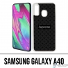 Coque Samsung Galaxy A40 - Supreme Vuitton Black