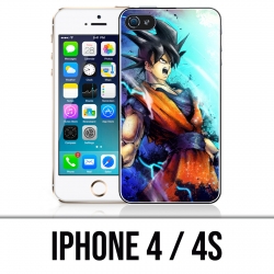 Coque iPhone 4 / 4S - Dragon Ball Goku Couleur