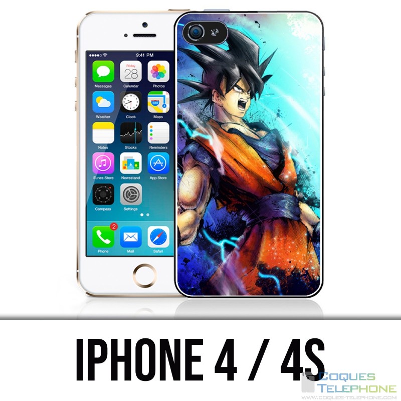 IPhone 4 / 4S Hülle - Dragon Ball Goku Farbe