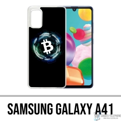 Custodia Samsung Galaxy A41 - Logo Bitcoin