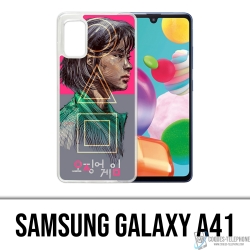 Samsung Galaxy A41 Case - Tintenfisch Game Girl Fanart