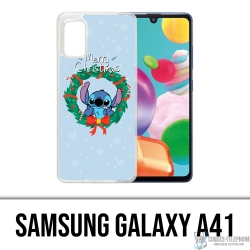 Samsung Galaxy A41 Case - Stitch Merry Christmas